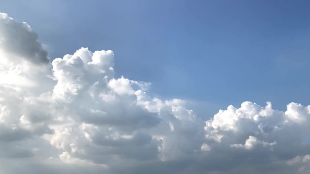 Beautiful cloudscape timelapse by iPhone 7 plus