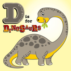 Dino cartoon. Eps 10