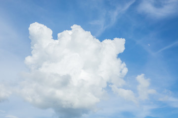 Obraz na płótnie Canvas Blue sky clouds background