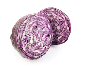 Fototapeta premium Cut of Red Cabbage
