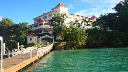 Obraz premium Cayo Levantado Hafen