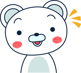 Polar bear expression notice