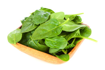 Baby spinach leaves