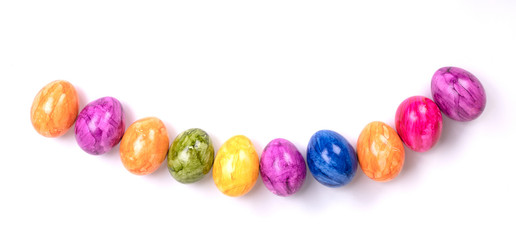 Obraz premium Painted eggs, easter