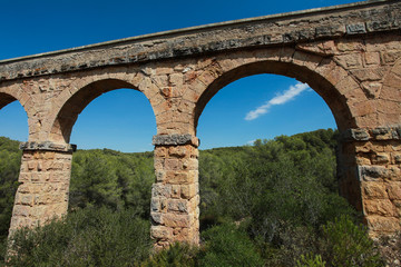 Fototapeta na wymiar Pont del Diable in Tarragona