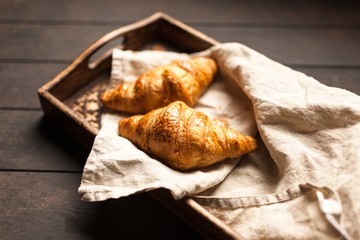 Fresh butter croissants
