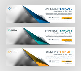Abstract Web banner design background or header Templates