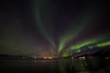 Polarlicht über Nord-Norwegen