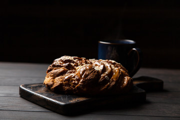 Sweet maple syrup bread
