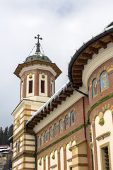 Fototapeta na wymiar Orthodox Church in Sinaia, Romania. Details.