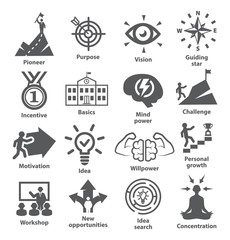 Business management icons Pack 41