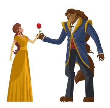 classic tale of princess and beast