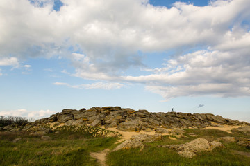 Stone range Kamyana Mohyla, village of Terpinnya, Zaporizhia Oblast, Ukraine