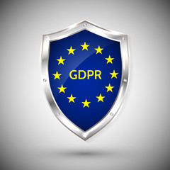 EU General Data Protection Regulation. eu gdpr vector illustration