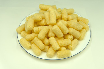 corn sticks with powdered sugar .