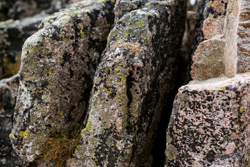 mountain rock, natural background, closeup