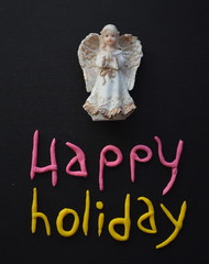 Angel Figurine, Holiday Decoration