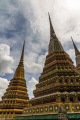 Fototapeta premium Stupas at Buddhist Temple