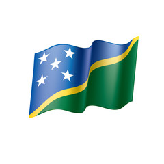 Solomon Islands flag, vector illustration