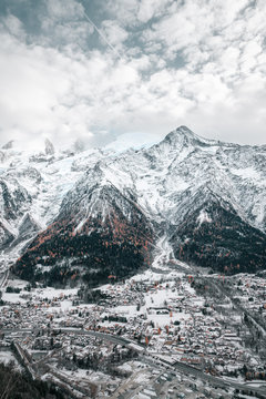 Mont Blanc h&ouml;chster Berg in Europa und den Alpen