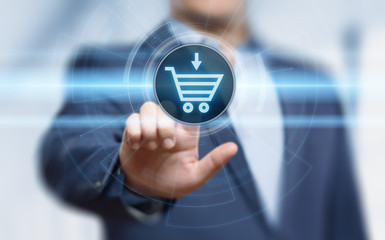 e-commerce add to cart  online shopping business technology internet concept