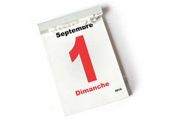 1. Septembre 2019