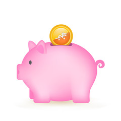 Bhutan Flag Coin Piggy Bank Savings