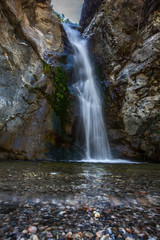 Eaton Canyon Falls Trail Hike in Pasadena near Los Angeles, California