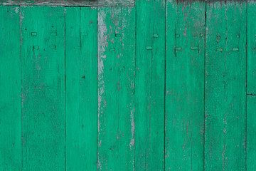Old worn wooden surface with paint. Rusty wooden texture. Background. Wood. Wall.