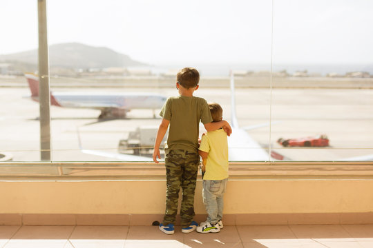 boy in airport 