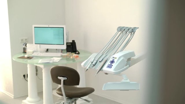 Dental clinic professional console medical equipment in office