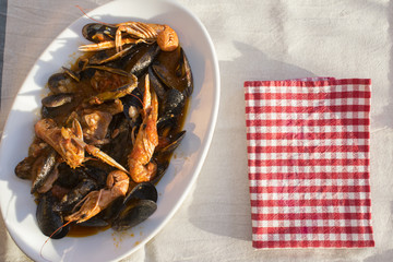 seafood sauce for linguine pasta