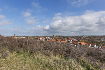 Panorama of Domburg with Church and Watertower / Netherlands