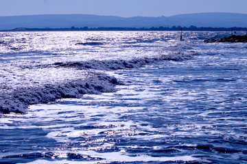 sea waves coming on coast