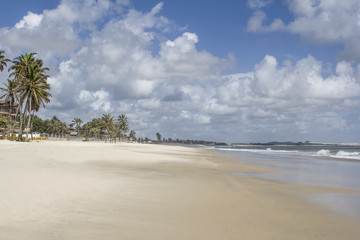 Beach cumbuco ceara brazil