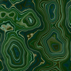 marble agate stony seamless pattern texture background - middle and dark green color - smooth surface