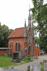 Chapel in Rasos Cemetery in Vilnius, Lithuania
