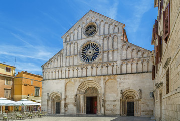 Zadar Cathedral, Croatia - obrazy, fototapety, plakaty