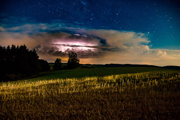 Fototapeta premium Nachtgewitter
