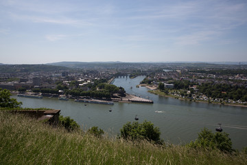 Fototapeta na wymiar Deutsches Eck Koblenz