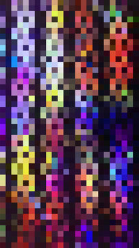 abstract mosaic colorful 8 bit style vector background