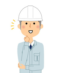 現場監督　気付く