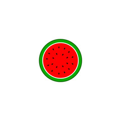 Watermelon fruit icon