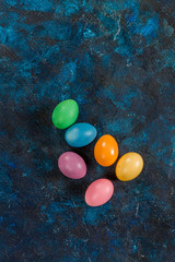Fototapeta na wymiar Easter colorfull eggs. Isolated.