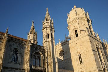 Fototapeta na wymiar Fachada do Mosteiro dos Jerónimos Portugal