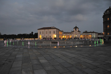 Fototapeta na wymiar Reggia di Venaria Reale, (Royal Palace) near Turin, Italy