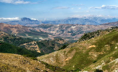 Fototapeta na wymiar Mediterranean landscape at Crete, Greece