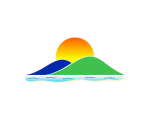 Fototapeta na wymiar mountain logo