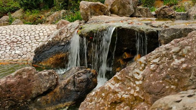 Small Waterfall in Bonn Germany