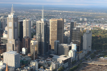 Obraz premium Melbourne von oben